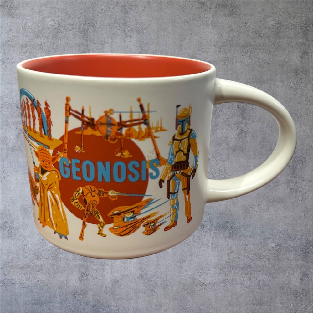 Starbucks Discovery Series Star Wars Geonosis Mug 14oz New In Box 2025 White Red - Picture 2 of 10